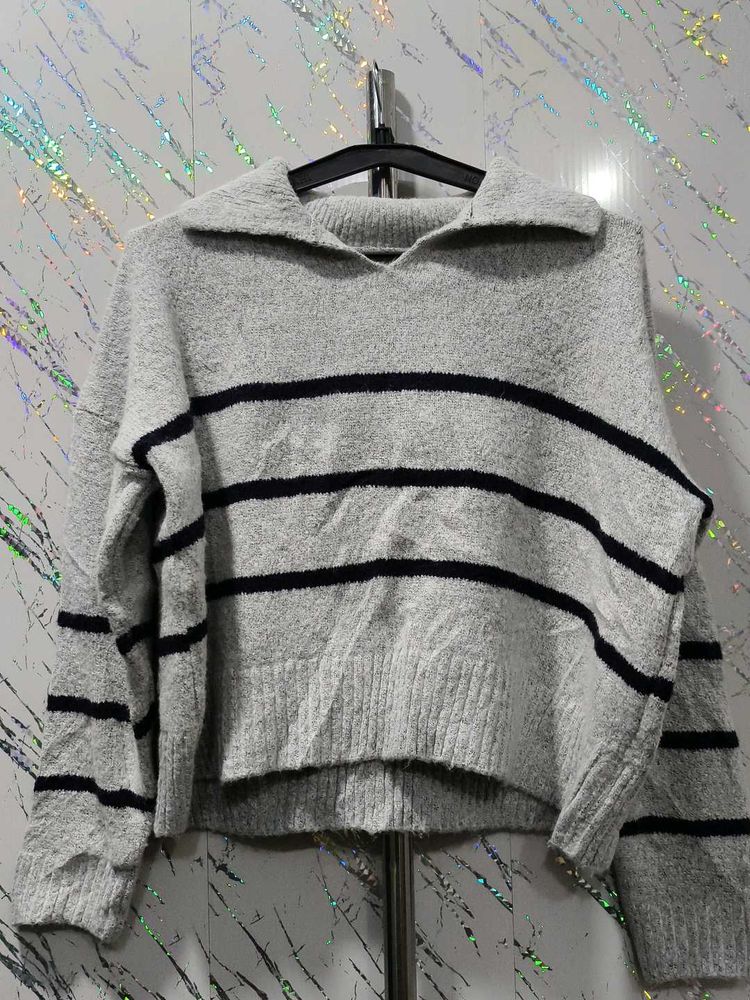 crop top heavy sweater