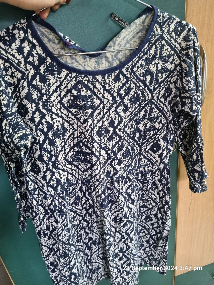 Lee Cooper Blue &amp; White Dress