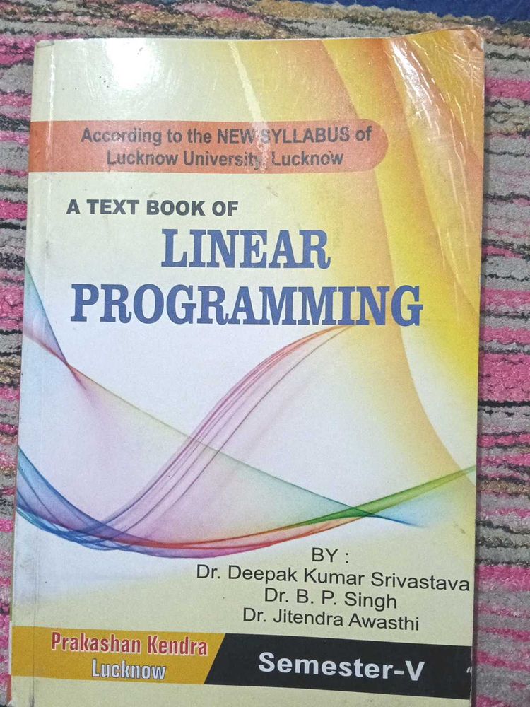 Linear Programming Textbook - Lucknow University