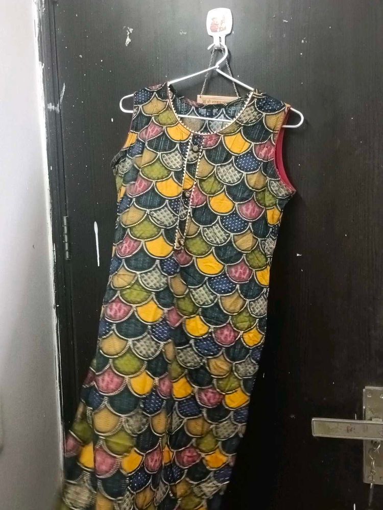 A Multicolour Festive Kurti