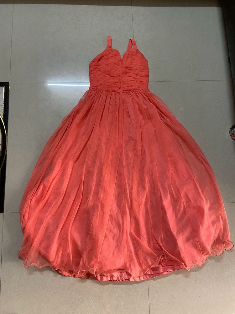 Coral Party Dress