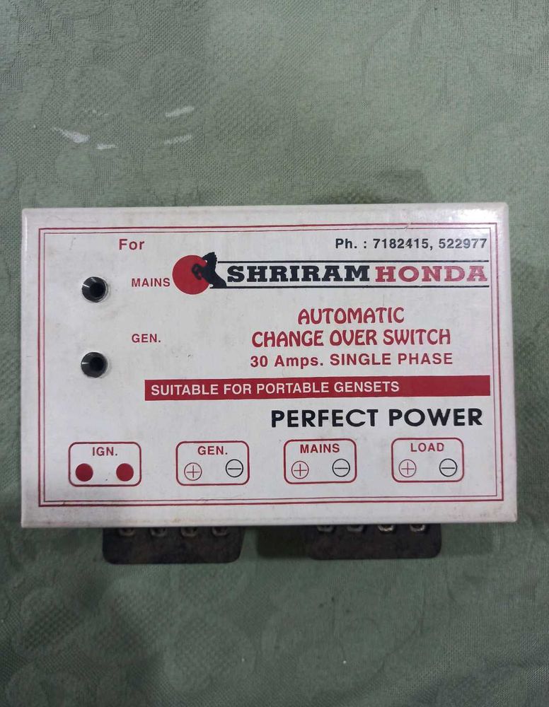 Change Over Switch For Genset