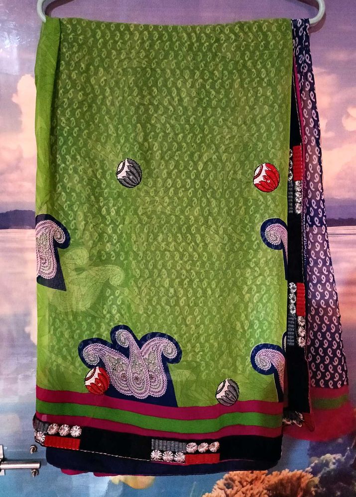 Multi Coloured Saree