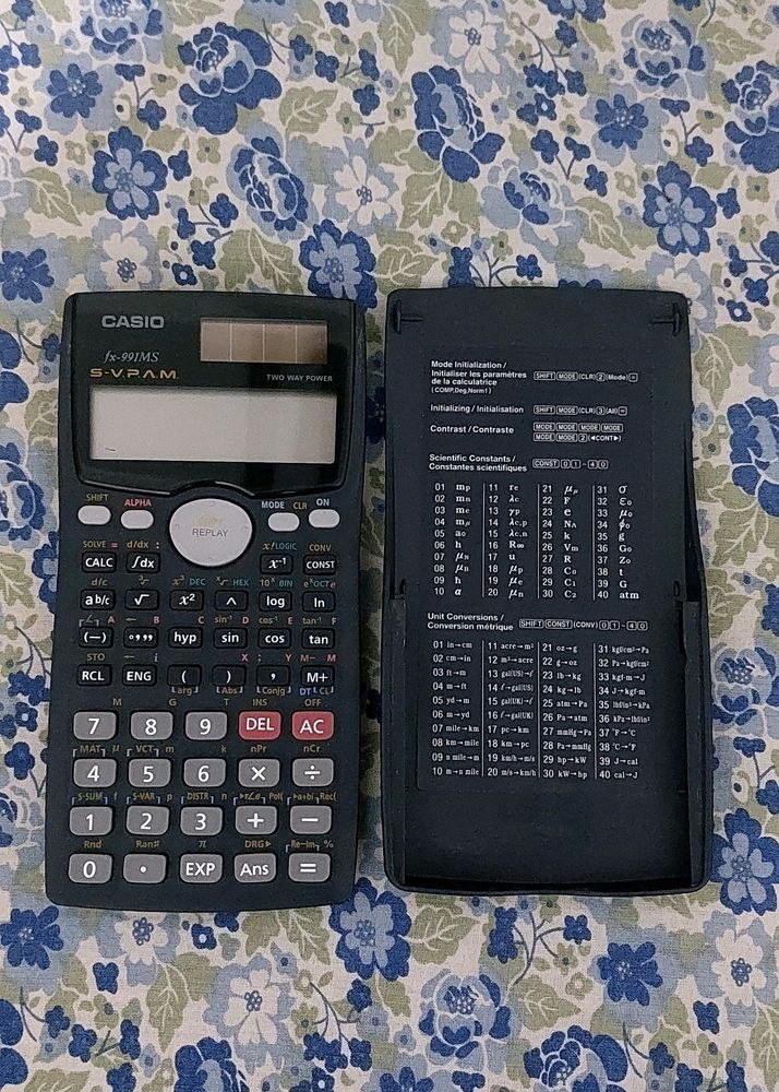 Casio Scientific Calculator fx-991MS 2 Line Display 401 Functions Matrix/Vector Calculations