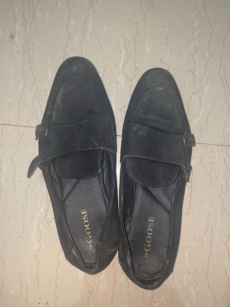Goose Black Loafers
