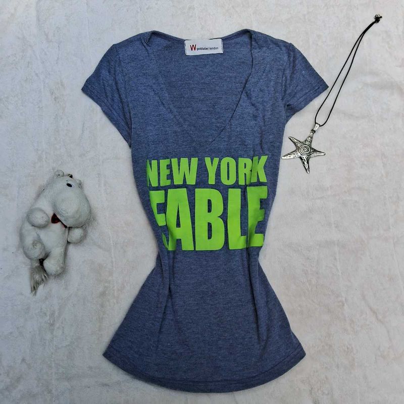 New York Fable y2kfitted  top