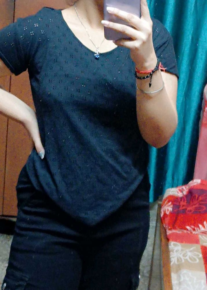 Black Net Top 🖤