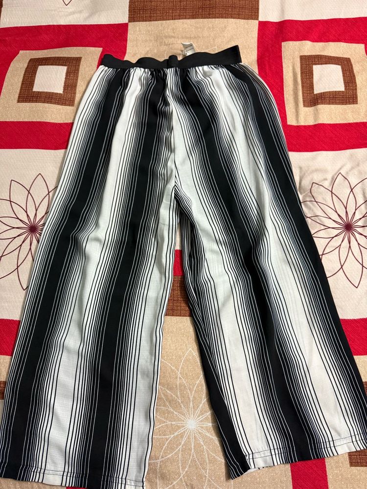 Straight Striped Pants