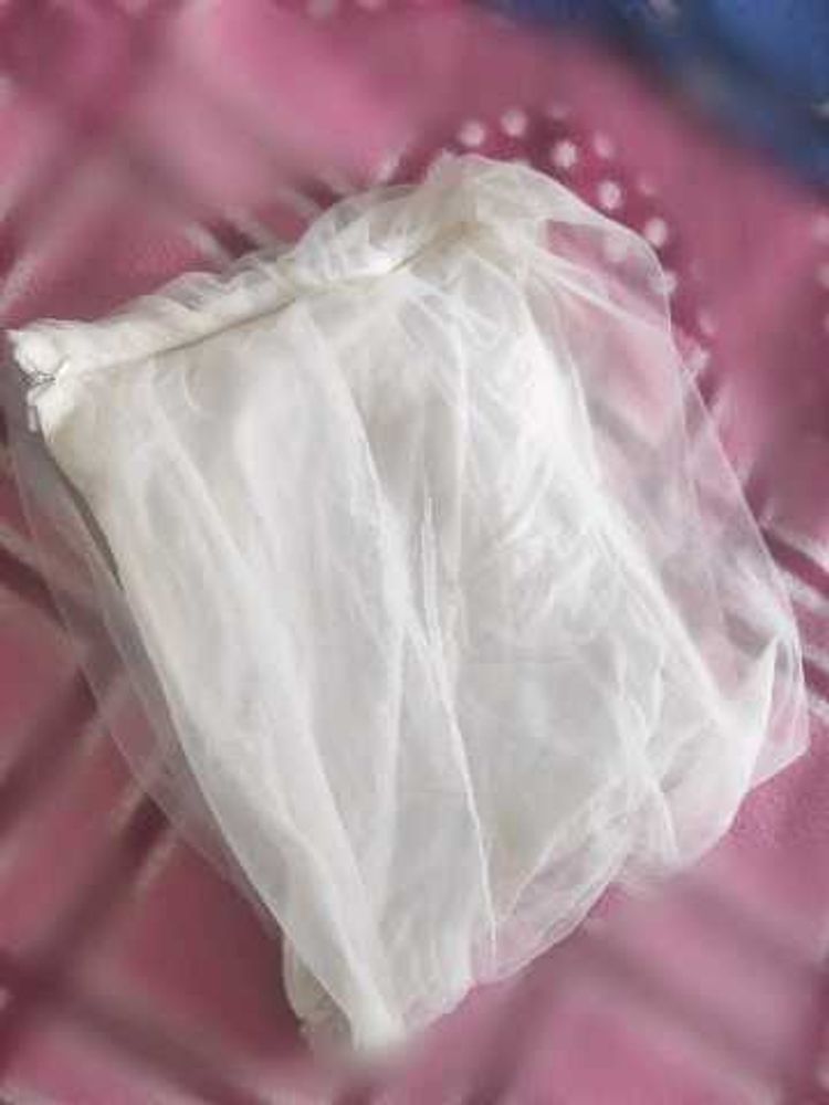 Korean short net crop top