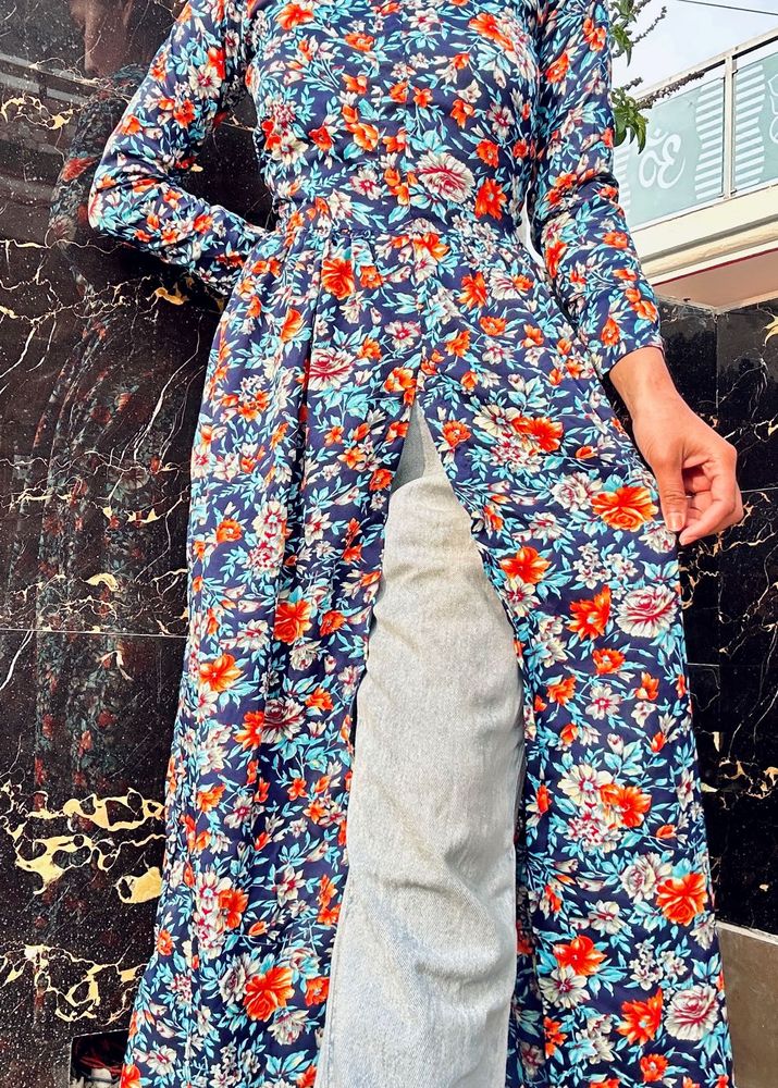 Floral Print Maxi Dress