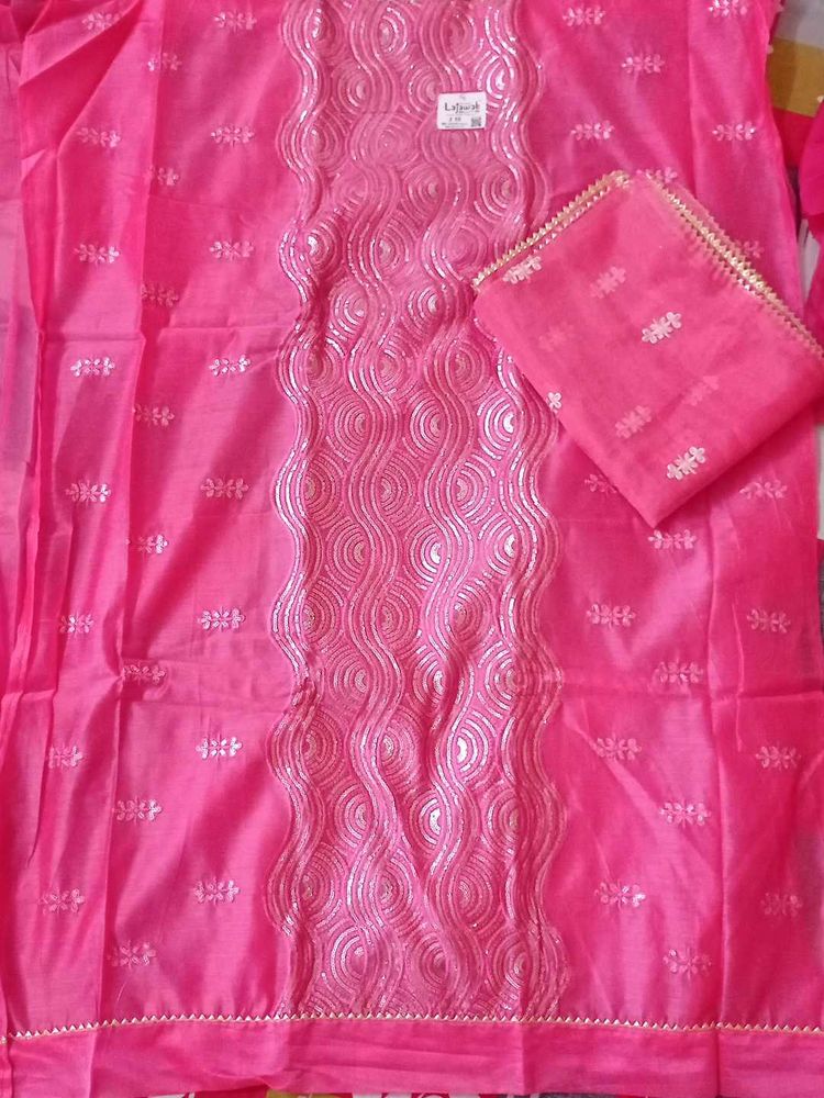 Pink Dress Material