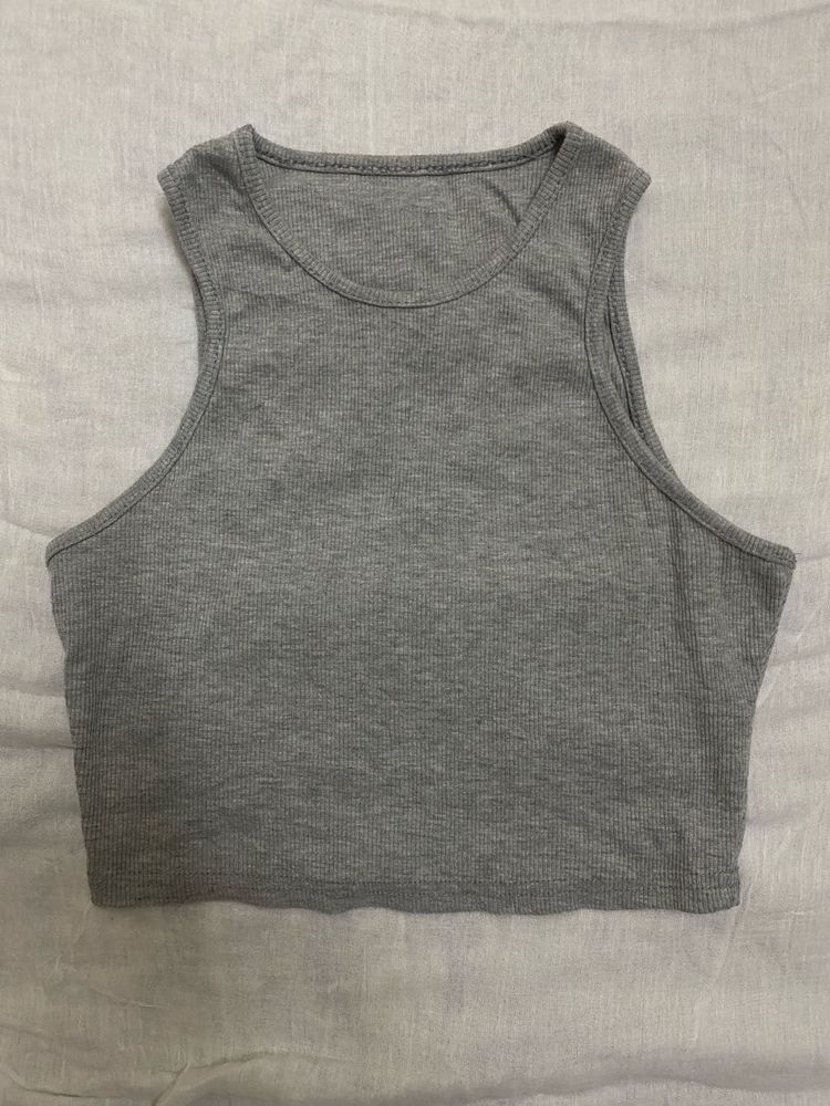 Basic Grey Tank Top
