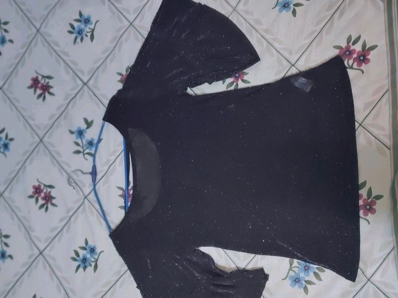 Price Drop Net Shimmery Top