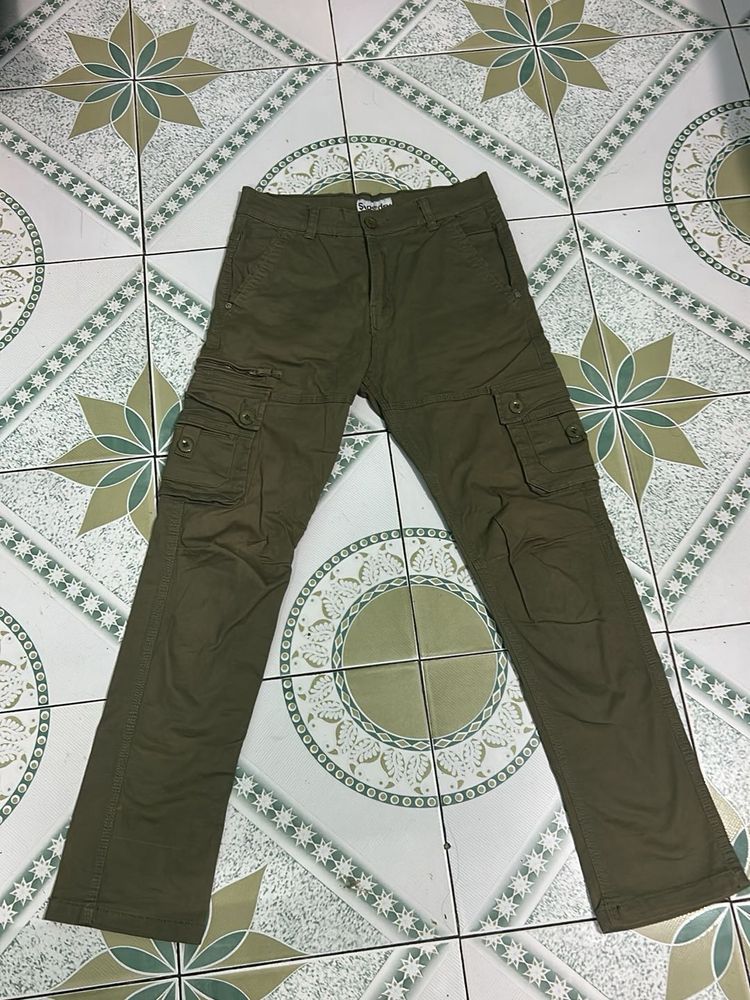 Olive Green Cargo Pants