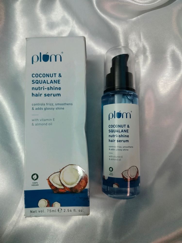 Plum Coconut Squalane Nutri - Shine Hair Serum