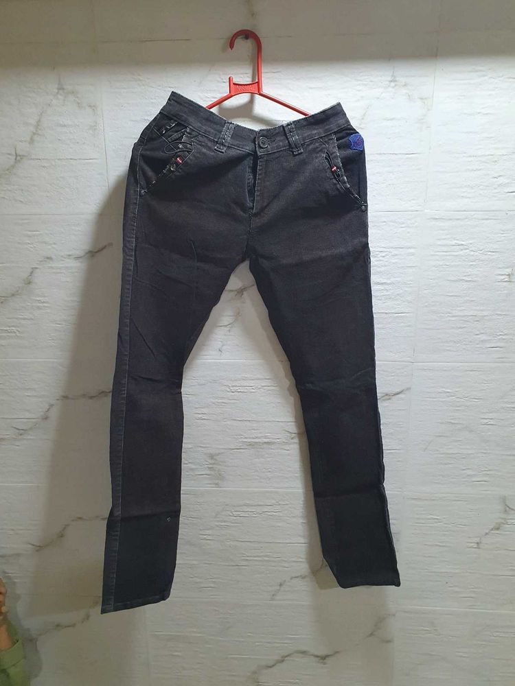 Brown Jeans with Detail