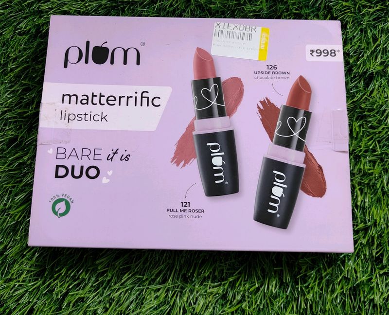 Diwali 🎇 Special Offer 🥳 Plum Matterrrific Long Lasting Lipstick 💄 Combo