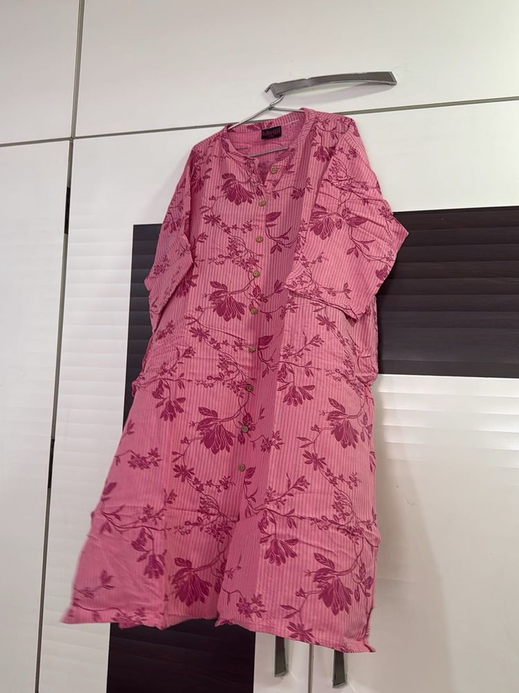 Floral Print Kurta