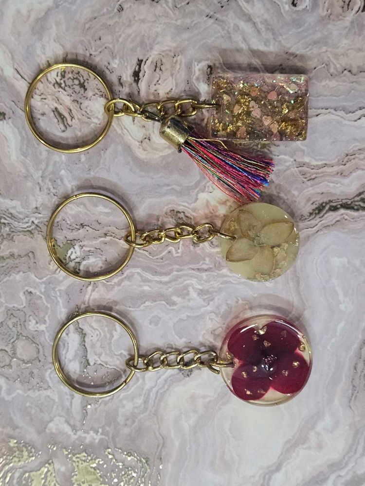 Resin Alphabet Keychains | Customisation Available