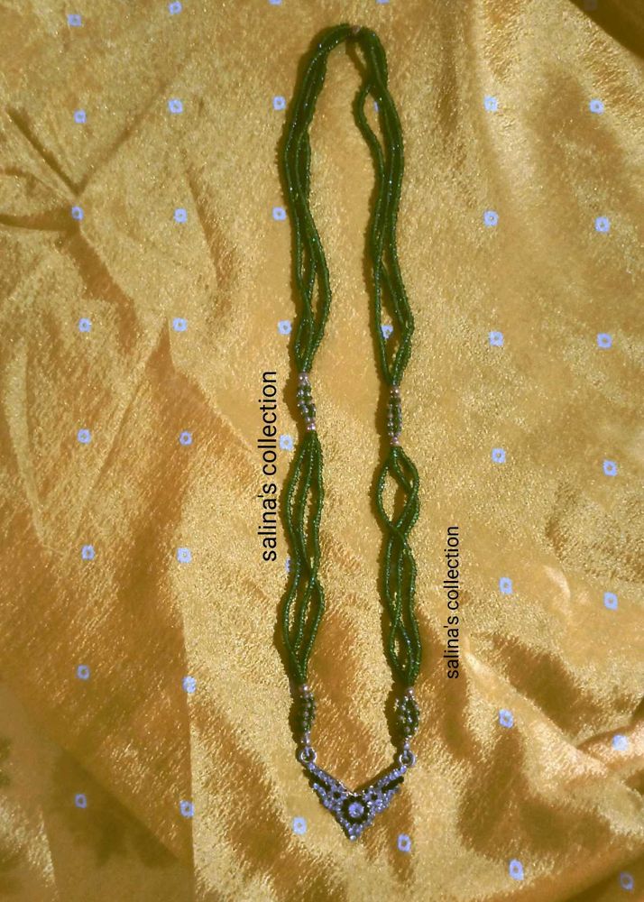 Green Beaded Necklace