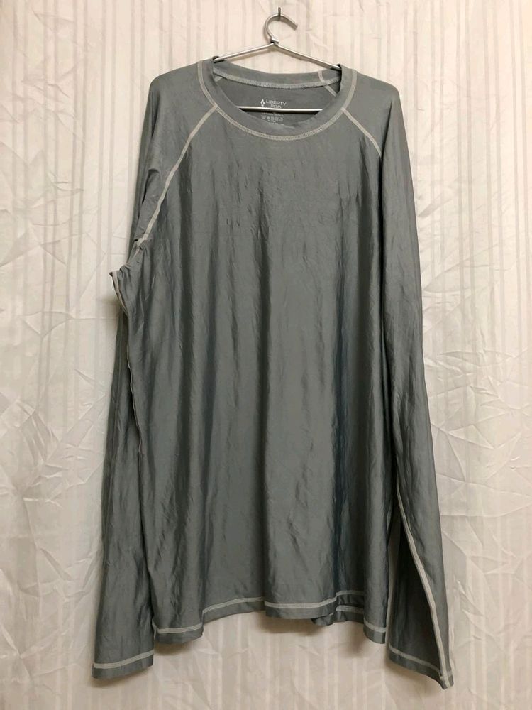 Liberty Pro Round Neck Grey T Shirt