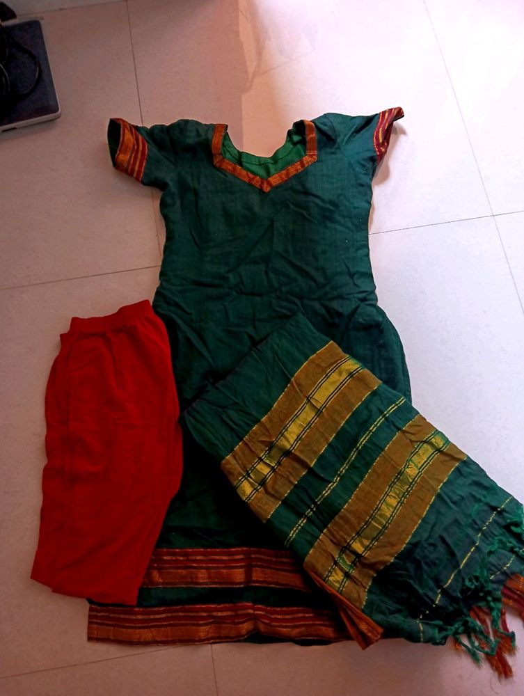 Preety Marathi Style Kurti Set