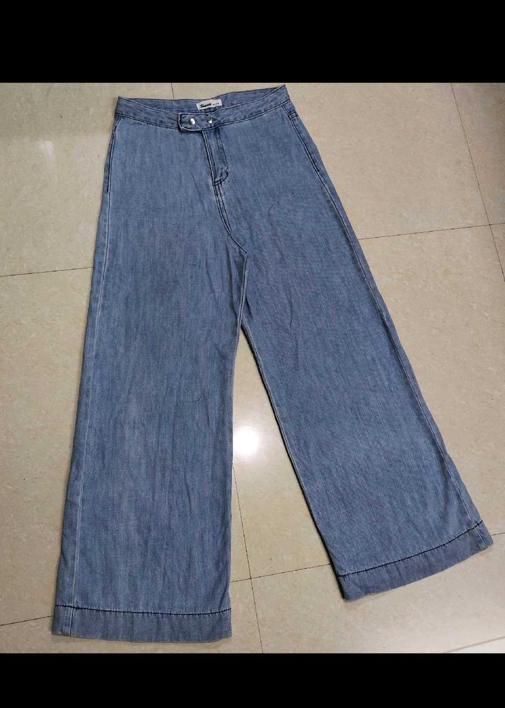 Blue Wide Leg