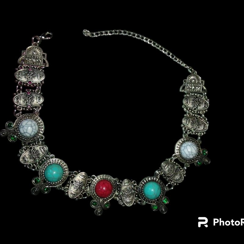 OXIDISED CHOKER