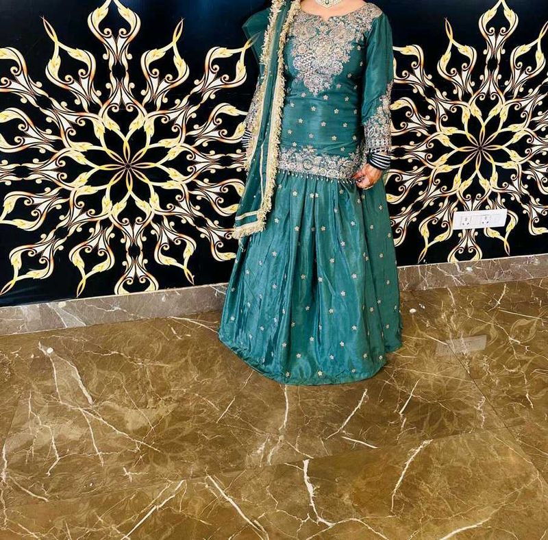 Combo Of Beautiful Lehnga And Saree