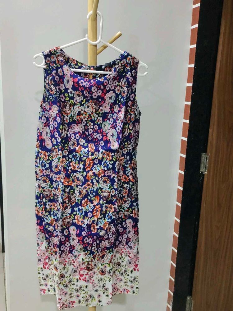 Floral Print Shift Dress