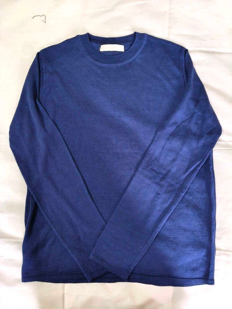 Navy Blue Long Sleeve Pullover