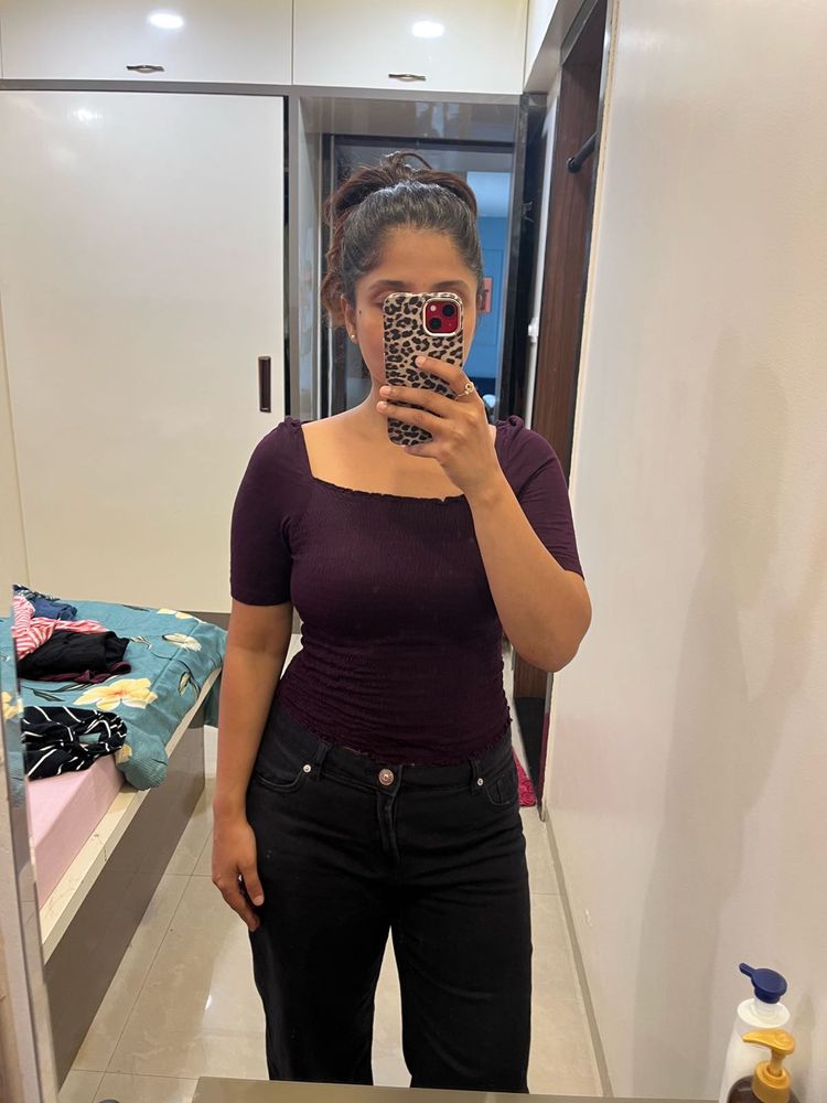 Stylish Purple Top