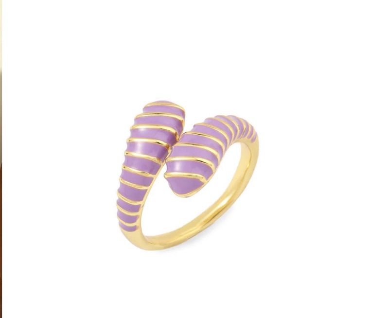 Striped Wrap Ring