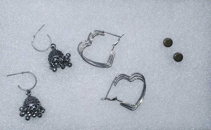 Versatile Earrings Set Of 3