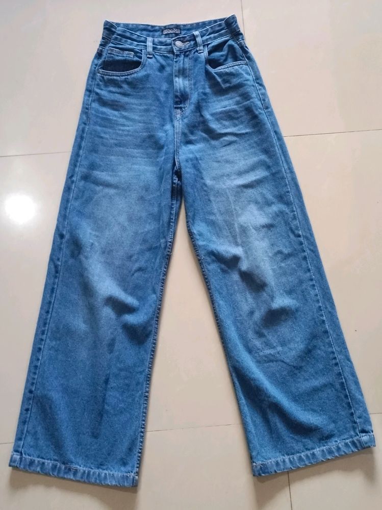 Urbano Fashion Wide Leg Jeans