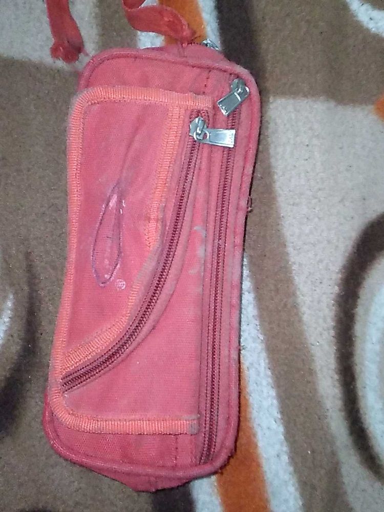 Vintage Pink Travel Pouch