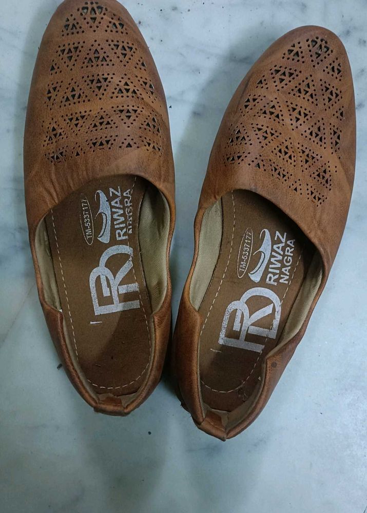 Brown Casual Shoes /Loafers/ Jutti