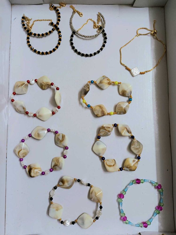 11 Handmade Bracelets Combo!!
