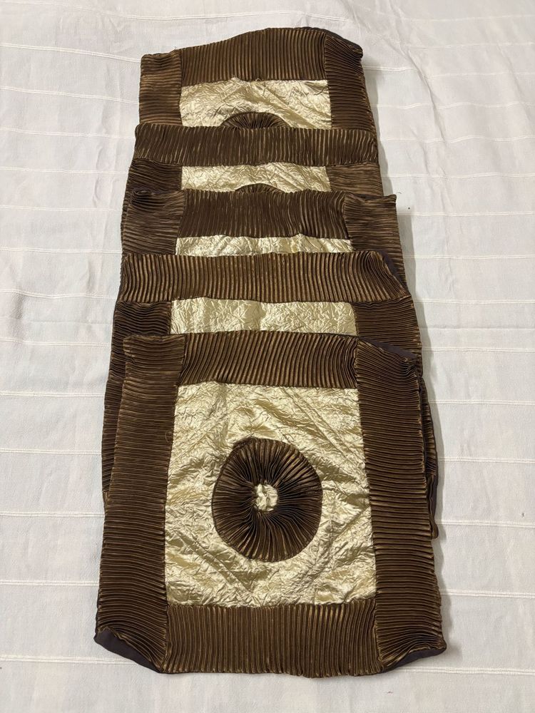 Brown 5 Pieces Of Cushion Covers (16x16)