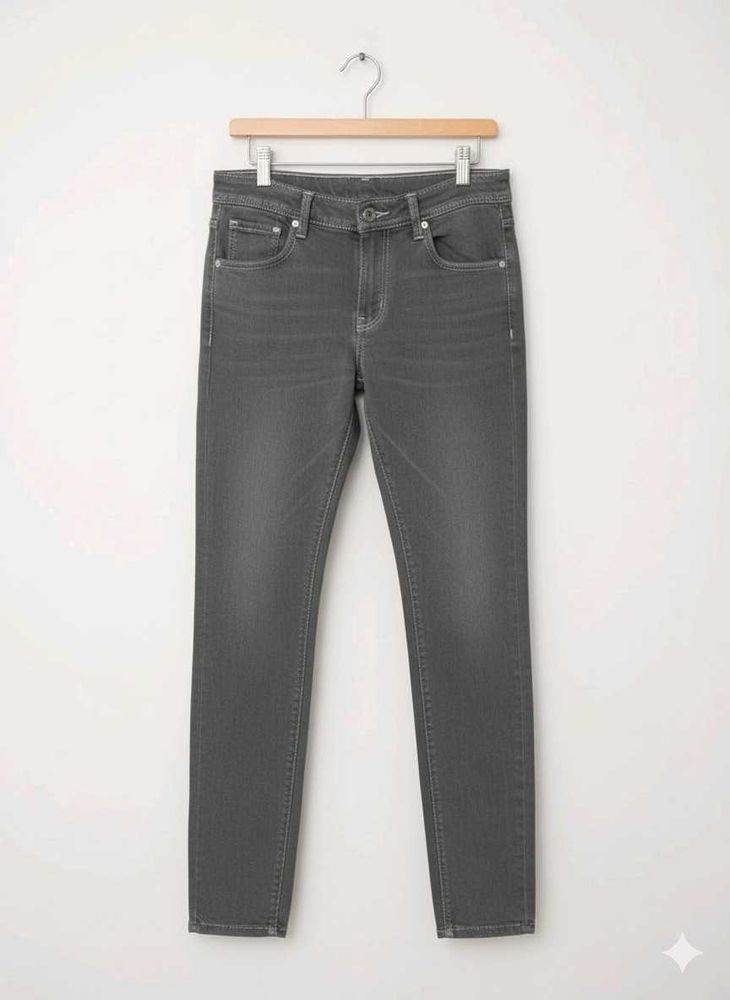 Gray Denim Jeans