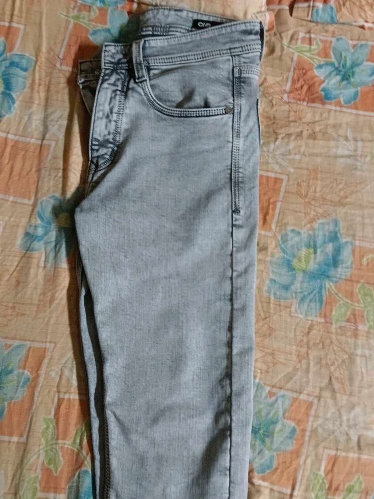 Grey Denim Jeans