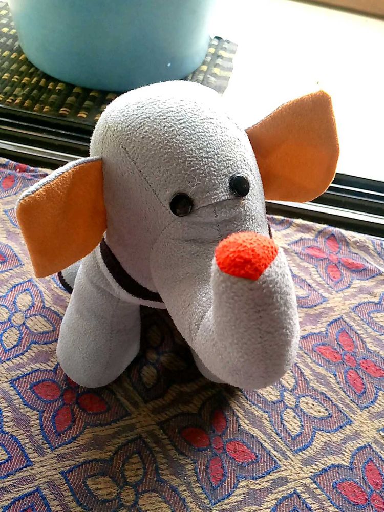 Cute elephant soft toy