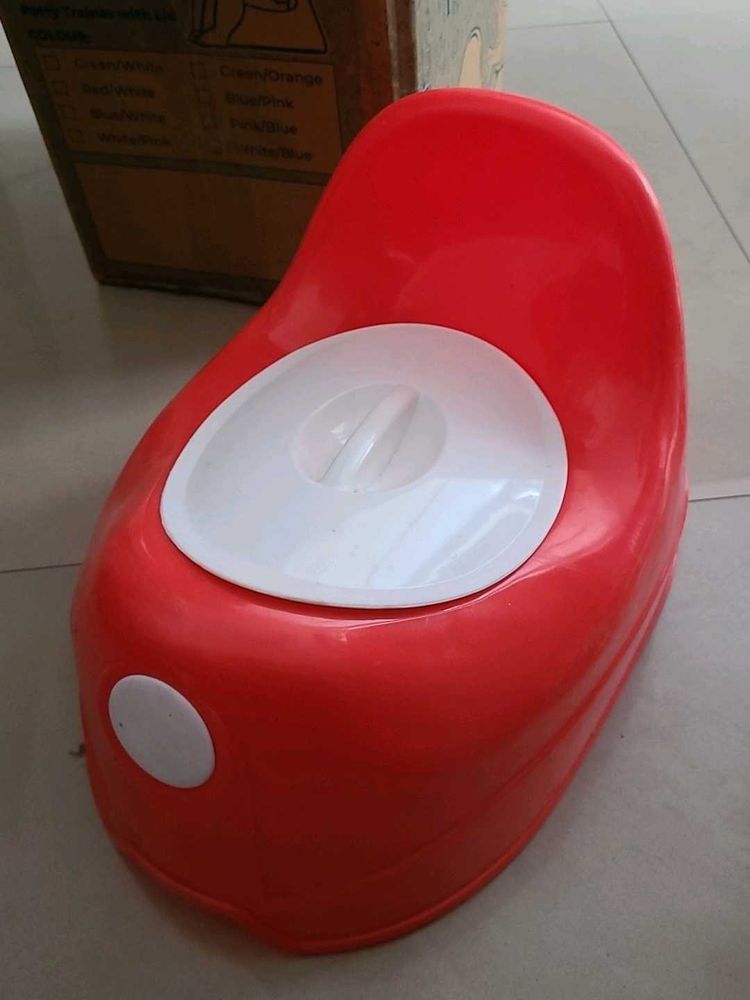 Sunbaby Red &amp; White Potty Seat