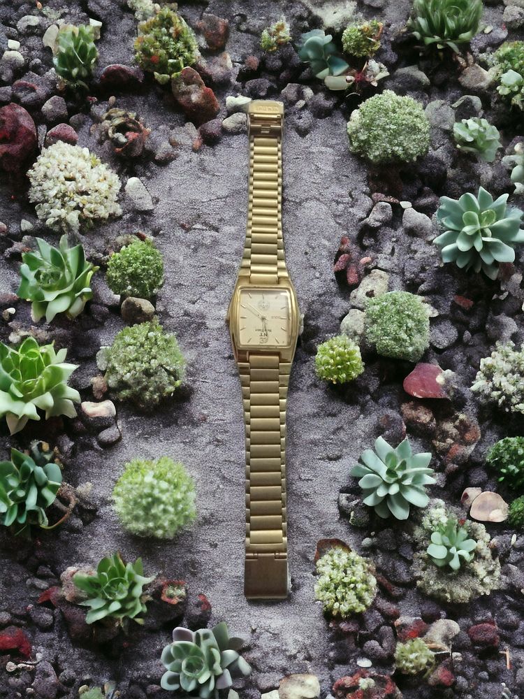New Time Golden Colour Digital Watch