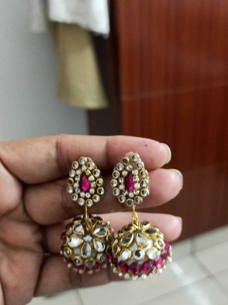 Handmade Jhumka Pair