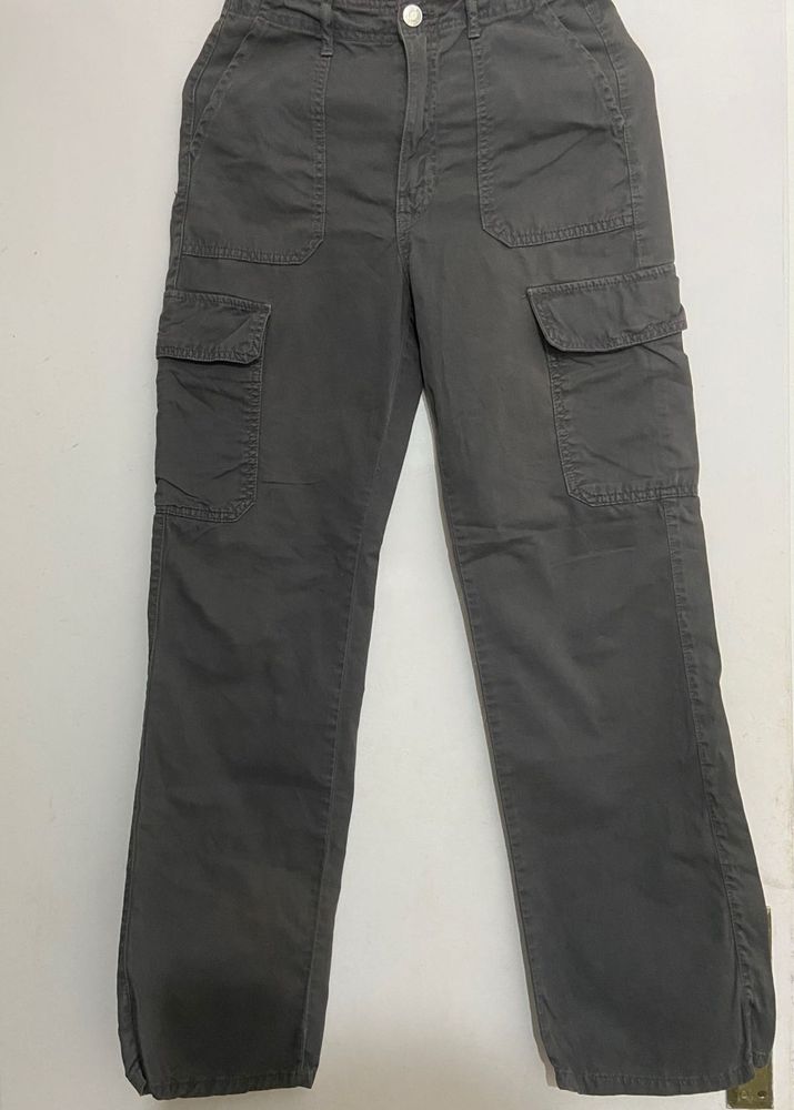 ZARA Grey Cargo Pants