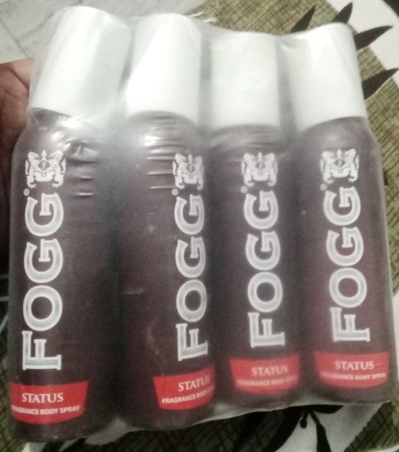 Fogg Status Body Spray (Pack of 4)