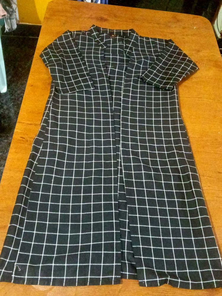 Black Checked Jacket