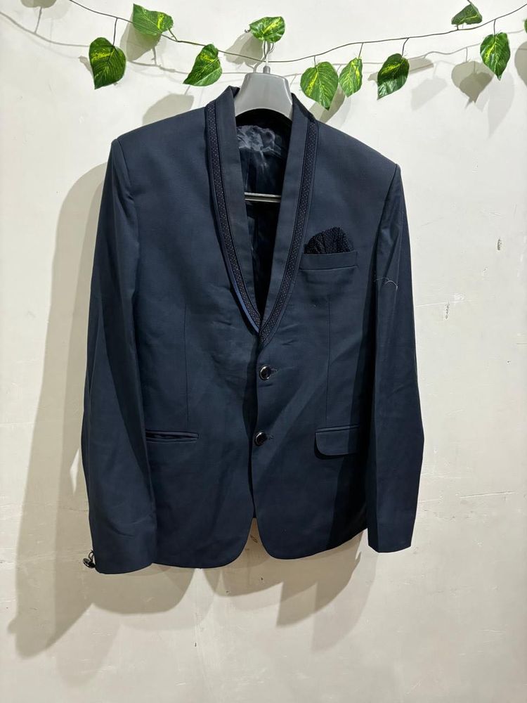 Navy Blue Blazer Available For Men In 38