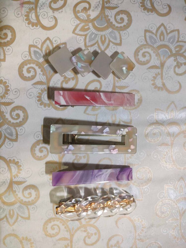 One Sided Hair Clip Bundle - Assorted Styles